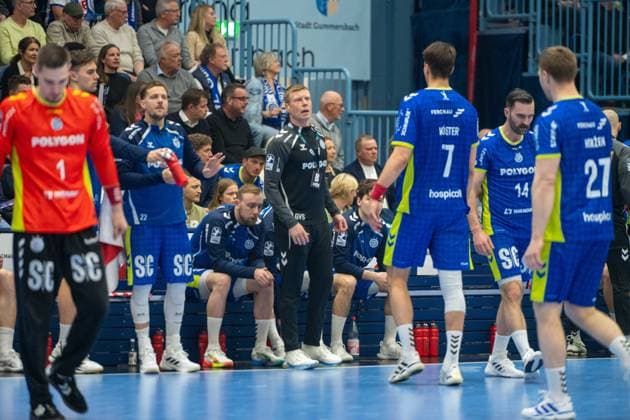 Guðjon Valur Sigurðsson, Head Coach, VfL Gummersbach , VfL Gummersbach vs TSV Hannover Burgdorf, Daikin Handball Bundesliga, Men , Matchday 26, 28 03 2026 Gummersbach NRW Germany Copyright: xkolbert-press MartinxWdziecznyx