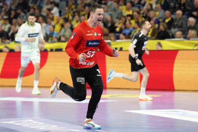 Andreas Palicka HSG Wetzlar, 52 GER, Rhein Neckar Loewen vs HWG Wetzlar, Handball, 1 Bundesliga, 26 Matchday Season 2025 2026, 28 03 2026 GER, Rhein Neckar Loewen vs HWG Wetzlar, 1 Bundesliga, 26 Matchday, Season 2025 2026, 28 03 2026 Mannheim Copyright: xEibner-Pressefoto JoergxHirschx EP_JHH