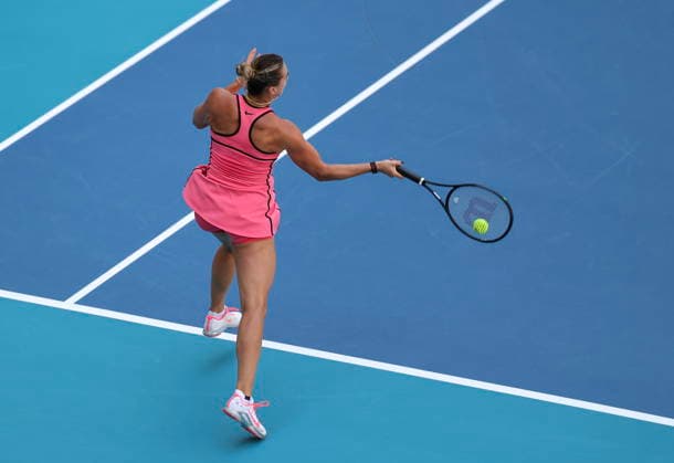 Tennis 2026 Miami Open - Women s final Aryna Sabalenka of Belarusia in action against Coco Gauff of the USA during the Women s Final match at the 2026 Miami Open tennis tournament at the Hard Rock Stadium in Miami, Florida, USA, 28 March 2026. MIAMI FLORIDA United States  Copyright: xCRISTOBALxHERRERA-ULASHKEVICHx