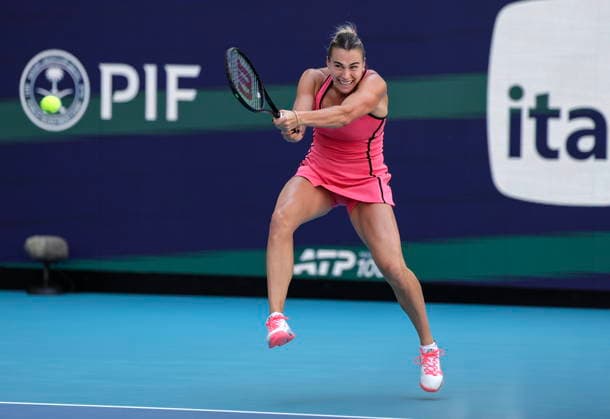 Tennis 2026 Miami Open - Women s final Aryna Sabalenka of Belarusia in action against Coco Gauff of the USA during the Women s Final match at the 2026 Miami Open tennis tournament at the Hard Rock Stadium in Miami, Florida, USA, 28 March 2026. MIAMI FLORIDA United States  Copyright: xCRISTOBALxHERRERA-ULASHKEVICHx
