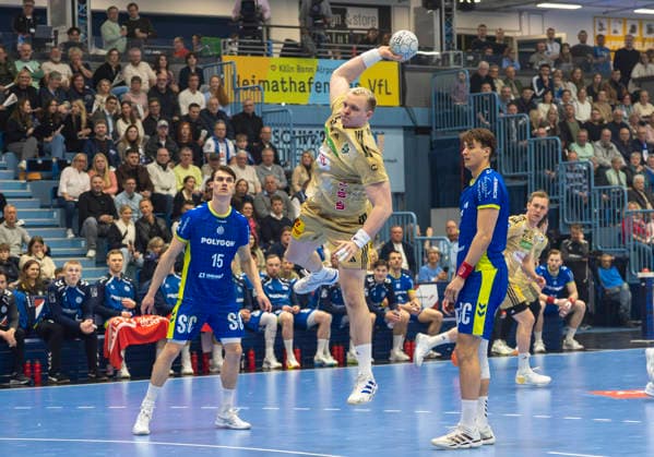 Justus Fischer TSV Hannover Burgdorf VfL Gummersbach TSV Hannover Burgdorf, Handball Daikin HBL Handball Bundesliga, Matchday 26, 28 03 2026 Copyright: HMBxMedia xMarcoxBader