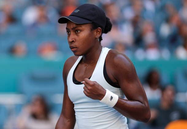 Tennis 2026 Miami Open - Women s final Coco Gauff of the USA reacts against Aryna Sabalenka of Belarusia during the Women s Final match at the 2026 Miami Open tennis tournament at the Hard Rock Stadium in Miami, Florida, USA, 28 March 2026. MIAMI FLORIDA United States  Copyright: xCRISTOBALxHERRERA-ULASHKEVICHx