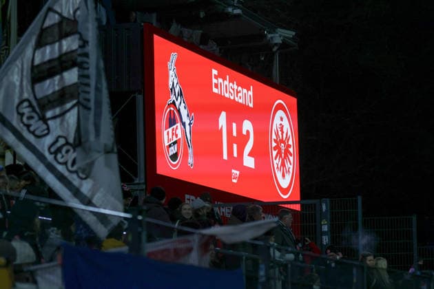 Cologne, Germany 28 March 2026 1 Womens Bundesliga 22 Matchday 1 FC Cologne Women vs Eintracht Frankfurt Women In the picture Final score Eintracht Frankfurt wins 2 1 in Cologne Copyright: HMBxMedia MadeleinexFantini