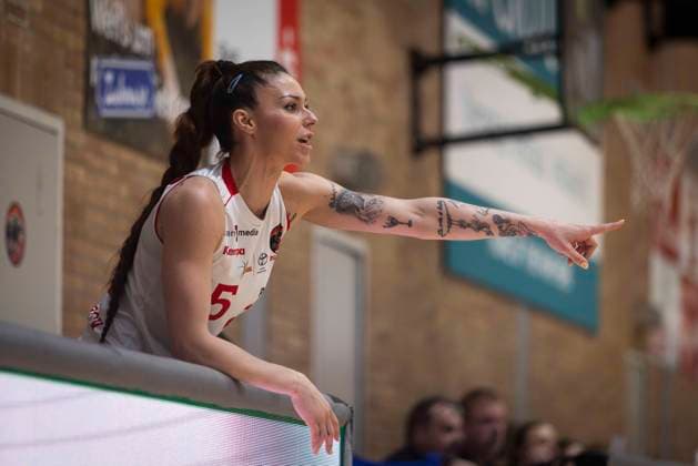 Milica Cuic Nr 15 Panthers GiroLive Panthers Osnabrück 59 81 TK Hannover Luchse 1 DBBL 22 Matchday 28 03 2026 GiroLive Panthers Osnabrück vs TK Hannover Luchse