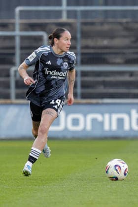 28 03 2026, xgrfx, Fußball Google Pixel Frauen Bundesliga, 1 FC Köln Eintracht Frankfurt v l Geraldine Reuteler Eintracht Frankfurt DFL DFB REGULATIONS PROHIBIT ANY USE OF PHOTOGRAPHS as IMAGE SEQUENCES and or QUASI VIDEO Köln