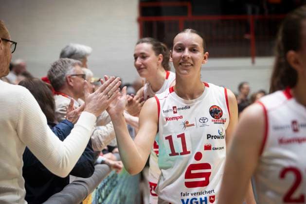 Ashtynne AJ Marotte Nr 11 Panthers GiroLive Panthers Osnabrück 59 81 TK Hannover Luchse 1 DBBL 22 Matchday 28 03 2026 GiroLive Panthers Osnabrück vs TK Hannover Luchse
