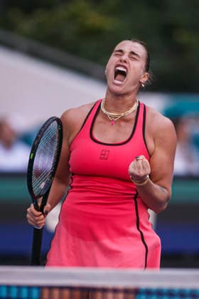 Miami Open Presented by Itau 2026 - March 27 Miami, Florida - March 27: play, react and celebrate during the Women™s Singles Final match between Aryna Sabalenka and Coco Gauff of USA on day 12 of the Miami Open at Hard Rock Stadium on March 27, 2026 in Miami, Florida, United States. Copyright: xLatinxSportxImagesx