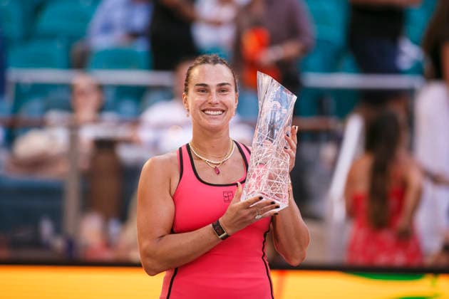 Tennis, WTA tournament in Miami, winner Aryna Sabalenka