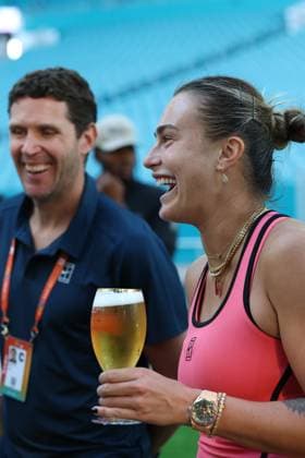 MIAMI GARDENS, FL - MARCH 28: Aryna Sabalenka of Belarus defeats Coco Gauff of the United States during the women s singles final match of the Miami Open on March 28, 2026, at Hard Rock Stadium in Miami Gardens, Florida People: Aryna Sabalenka Copyright: xhoo-me.com MediaPunchx