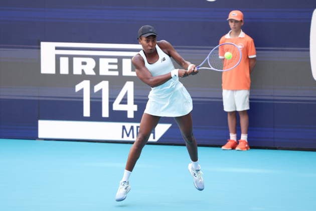 March 28, 2026, Miami Gardens, Florida, United States Of America: MIAMI GARDENS, FL - MARCH 28: Aryna Sabalenka of Belarus defeats Coco Gauff of the United States during the women s singles final match of the Miami Open on March 28, 2026, at Hard Rock Stadium in Miami Gardens, Florida...People: Coco Gauff Miami Gardens United States Of America - ZUMAs214 20260328_ada_s214_379 Copyright: xSMGx