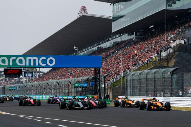 F1 - JAPANESE GRAND PRIX 2026 start of the race, depart, during the Formula 1 Japanese Grand Prix 2026, 3rd round of the 2026 Formula One World Championship, WM, Weltmeisterschaft from March 27 to 29, 2026 on the Suzuka Circuit, in Suzuka, Japan - SuzukaJapan  Copyright: xDPPIx