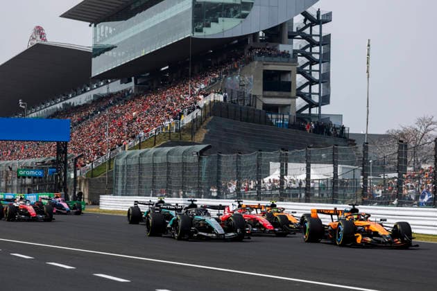 F1 - JAPANESE GRAND PRIX 2026 start of the race, depart, during the Formula 1 Japanese Grand Prix 2026, 3rd round of the 2026 Formula One World Championship, WM, Weltmeisterschaft from March 27 to 29, 2026 on the Suzuka Circuit, in Suzuka, Japan - SuzukaJapan  Copyright: xDPPIx
