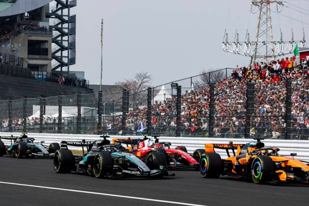 F1 - JAPANESE GRAND PRIX 2026 start of the race, depart, during the Formula 1 Japanese Grand Prix 2026, 3rd round of the 2026 Formula One World Championship, WM, Weltmeisterschaft from March 27 to 29, 2026 on the Suzuka Circuit, in Suzuka, Japan - SuzukaJapan  Copyright: xDPPIx