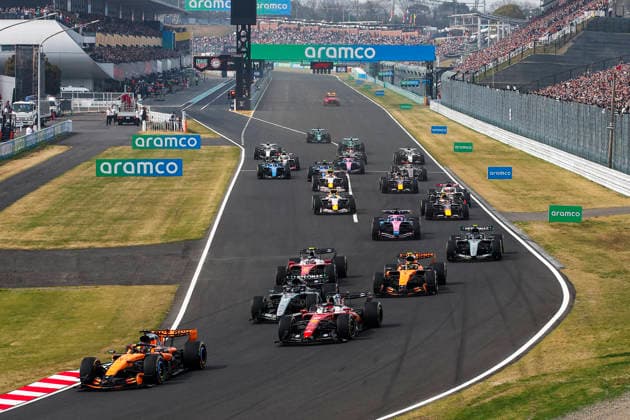 F1 - JAPANESE GRAND PRIX 2026 start of the race, depart, during the Formula 1 Japanese Grand Prix 2026, 3rd round of the 2026 Formula One World Championship, WM, Weltmeisterschaft from March 27 to 29, 2026 on the Suzuka Circuit, in Suzuka, Japan - SuzukaJapan  Copyright: xDPPIx