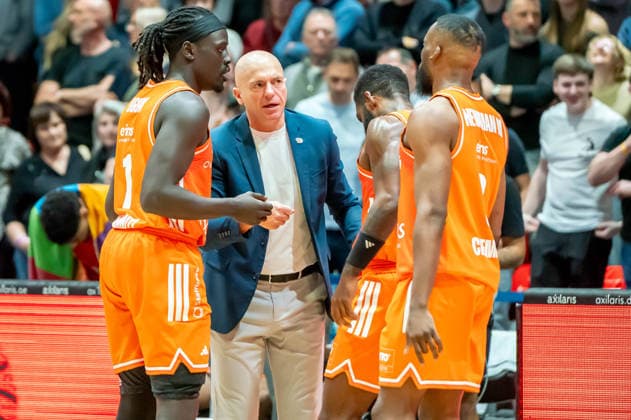 Chemnitz, Germany 28 March 2026 1 BBL 2025 2026 Niners Chemnitz v EWE Baskets Oldenburg Pictured Copyright: xFotostandx xNachtigallx
