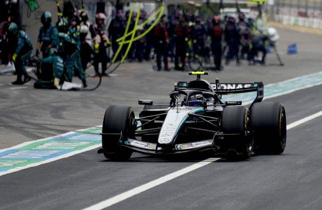 Formula One Japanese Grand Prix - Race Mercedes driver Andrea Kimi Antonelli of Italy drives through the pitlane during the Formula 1 Japanese Grand Prix at the Suzuka International Racing Course racetrack in Suzuka, Japan, 29 March 2026. SUZUKA Japan  Copyright: xFRANCKxROBICHONx xPOOLx