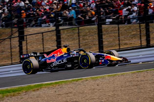 SUZUKA Formula 1 driver Max Verstappen of Oracle Red Bull Racing during the Formula 1 Japan Suzuka race at the Suzuka Formula 1 circuit on March 29, 2025 in Suzuka, Japan Photo by DeFodi Images