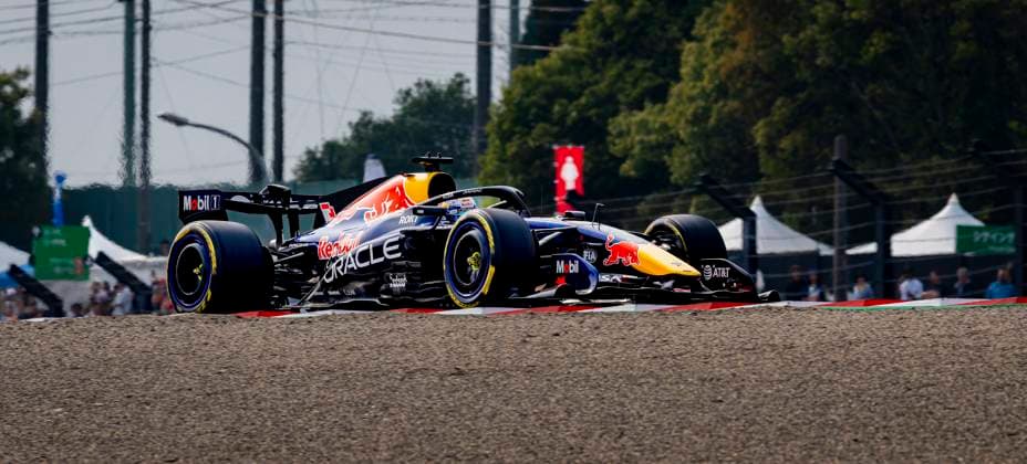 SUZUKA Formula 1 driver Max Verstappen of Oracle Red Bull Racing during the Formula 1 Japan Suzuka race at the Suzuka Formula 1 circuit on March 29, 2025 in Suzuka, Japan Photo by DeFodi Images