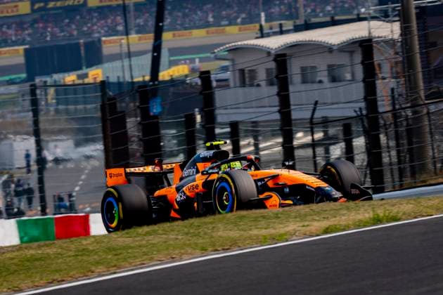SUZUKA Formula 1 driver Lando Norris of McLaren Mastercard Formula 1 Team during the Formula 1 Japan Suzuka race at the Suzuka Formula 1 circuit on March 29, 2025 in Suzuka, Japan Photo by DeFodi Images