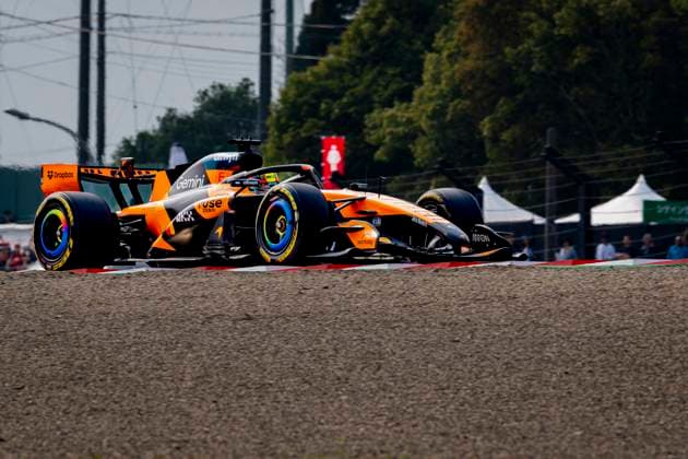 SUZUKA Formula 1 driver Oscar Piastri of McLaren Mastercard Formula 1 Team during the Formula 1 Japan Suzuka race at the Suzuka Formula 1 circuit on March 29, 2025 in Suzuka, Japan Photo by DeFodi Images