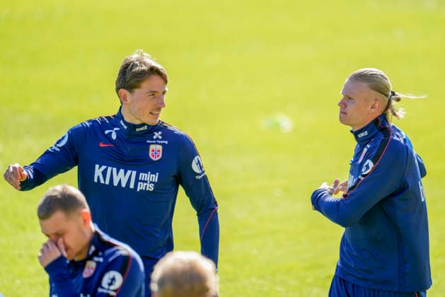 Men s national football team, press conference with national team manager Stale Solbakken Lillestrom , Norway 20260329 Erling Braut Haaland during the Norwegian men s national football team training at Arasen stadium Photo Fredrik Varfjell NTB Lillestrom Norway EDITORIAL USE ONLY RESTRICTED USE FOR BETTING COMPANIES  Copyright: xFredrikxVarfjellx xNTBx