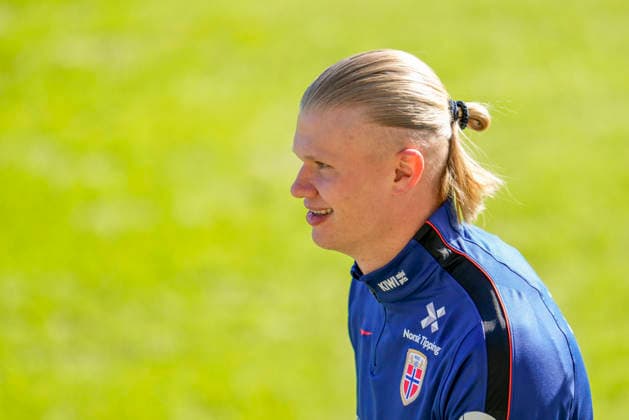 Men s national football team, press conference with national team manager Stale Solbakken Lillestrom , Norway 20260329 Erling Braut Haaland during the Norwegian men s national football team training at Arasen stadium Photo Fredrik Varfjell NTB Lillestrom Norway EDITORIAL USE ONLY RESTRICTED USE FOR BETTING COMPANIES  Copyright: xFredrikxVarfjellx xNTBx