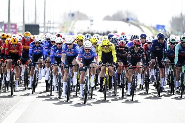 Swiss Silvan Dillier of Alpecin-Premier Tech pictured in action during the men elite Middelkerke-Wevelgem - In Flanders Fields one day cycling race, 240.8 km from Middelkerke to Wevelgem, on Sunday 29 March 2026. JASPERxJACOBS  x169240017x