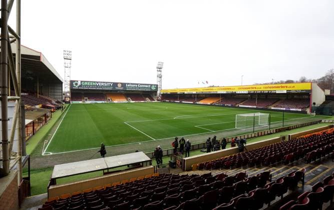 A general view of Fir Park during Sky Sports Cup Final match at Fir Park. Glasgow City v Rangers Women - Sky Sports Cup Final - Fir Park, Lanarkshire, Scotland, UK - 29 Mar 2026Glasgow Fir Park Lanarkshire, Scotland United Kingdom EDITORIAL USE ONLY  Copyright: xRangersxFC Shutterstockx 16807713b