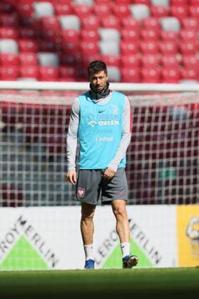 Poland prepares for FIFA World Cup, WM, Weltmeisterschaft, Fussball 2026 playoff Polish national soccer player Robert Lewandowski attends a training session of the team in Warsaw, Poland, 29 March 2026. Poland will face Sweden in the 2026 FIFA World Cup play-off on 31 March. Warsaw Poland  Copyright: xLeszekxSzymanskix