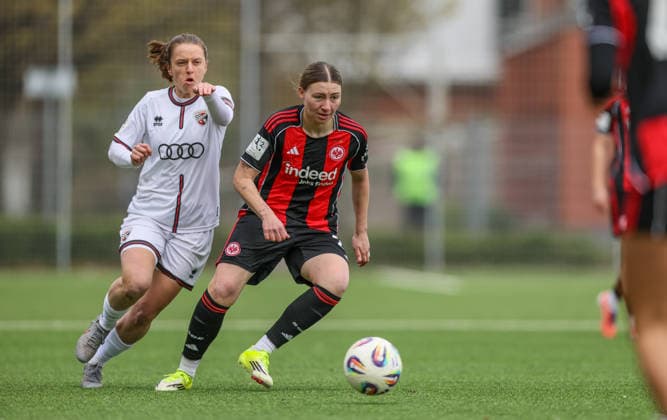 Football, Women, 2nd BL, Eintracht Frankfurt II - FC Ingolstadt