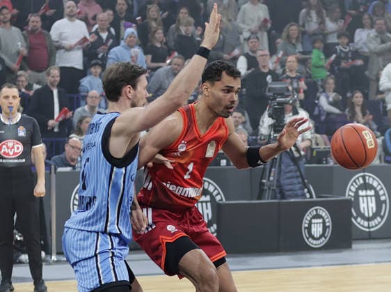 Oscar da Silva FC Bayern Muenchen Basketball, Men, Season 2025 2026, easyCredit Basketball Bundesliga, Basketball, Veolia Hamburg Towers vs FC Bayern Muenchen
