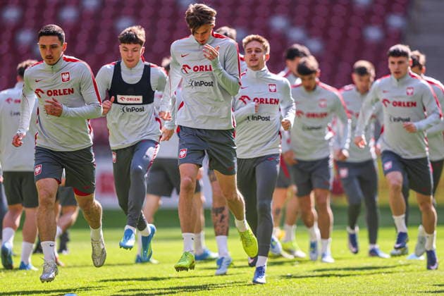 29.03.2026 WARSZAWA -STADION PGE NARODOWY PILKA NOZNA (FOOTBALL) ZGRUPOWANIE REPREZENTACJI POLSKI ELIMINACJE MISTRZOSTW SWIATA FIFA 2026 ( FIFA World Cup, WM, Weltmeisterschaft, Fussball 26â ¢ UEFA Qualifiers ) TRENING REPREZENTACJI POLSKI NZ BARTOSZ SLISZ, JAN ZIOLKOWSKI FOTO LUKASZ GROCHALA CYFRASPORT NEWSPIX.PL --- newspix.pl POLISH FOOTBALL national team, Nationalteam TRAINING SESSION IN WARSAW POLAND OUT! 