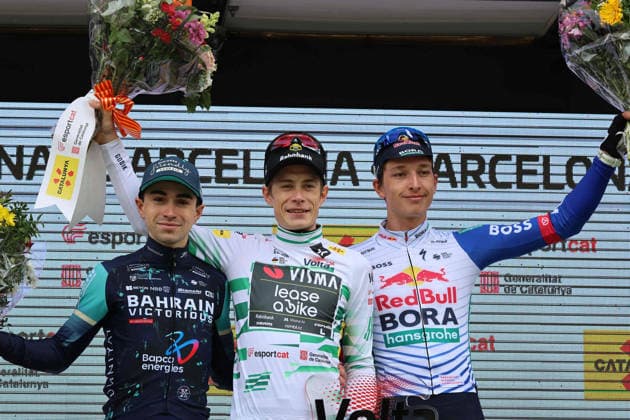Cycling, Tour of Catalonia, 7th stage - Florian Lipowitz first German on the podium