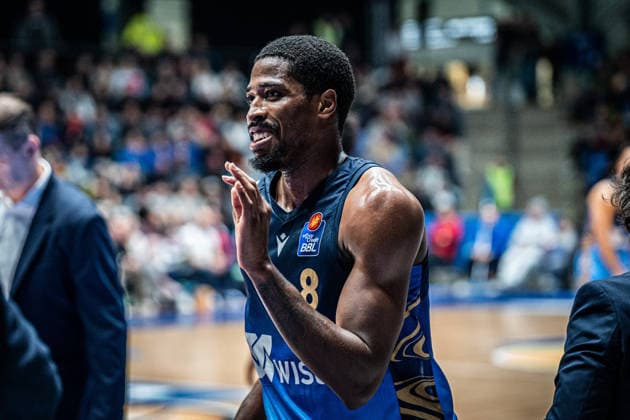 29 03 2026, xhfmx, Basketball easyCredit BBL Bundesliga, Frankfurt Skyliners Rostock Seawolves William Christmas Skyliners Frankfurt DFL DFB REGULATIONS PROHIBIT ANY USE OF PHOTOGRAPHS as IMAGE SEQUENCES and or QUASI VIDEO Frankfurt am Main