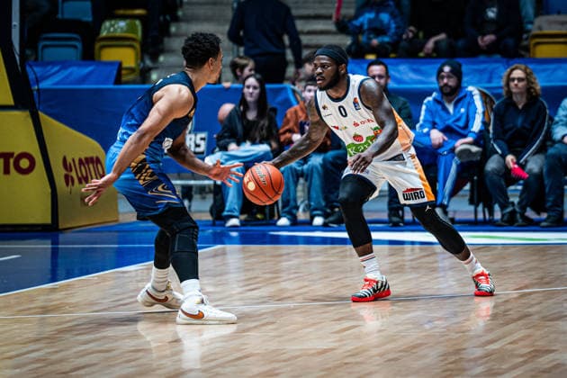 29 03 2026, xhfmx, Basketball easyCredit BBL Bundesliga, Frankfurt Skyliners Rostock Seawolves v l Garai Zeeb Skyliners Frankfurt , TJ Crockett Jr Rostock Seawolves DFL DFB REGULATIONS PROHIBIT ANY USE OF PHOTOGRAPHS as IMAGE SEQUENCES and or QUASI VIDEO Frankfurt am Main
