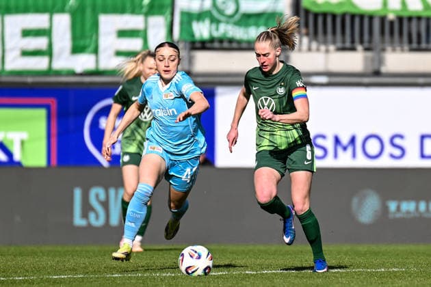 Soccer I Women I Season 2025 2026 I Bundesliga I 22 Matchday I VfL Wolfsburg 1 FC Union Berlin I 29 03 2026 Lia Kamber 41, 1 FC Union Berlin , Janina Minge 6, VfL Wolfsburg Wolfsburg AOK Stadion Niedersachsen Germany Copyright: xLobeca InesxHähnelx