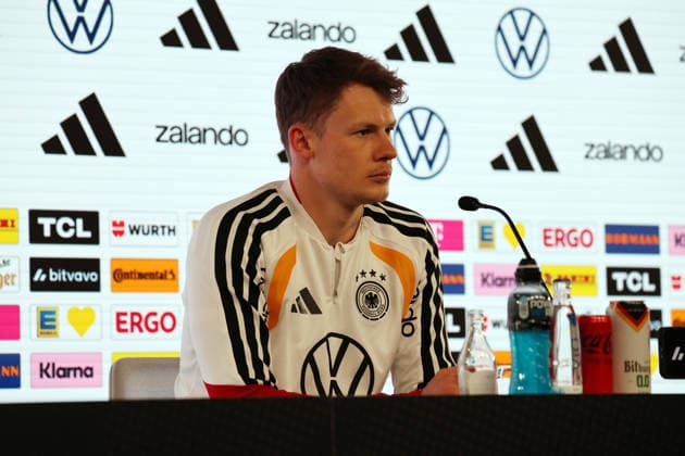 29 03 26 DFB Press Conference Germany, Stuttgart, 29 03 2026, Football, National Team 2026, DFB Germany, Press Conference Alexander Nübel