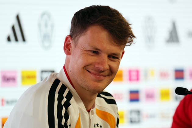 29 03 26 DFB Press Conference Germany, Stuttgart, 29 03 2026, Football, National Team 2026, DFB Germany, Press Conference Alexander Nübel