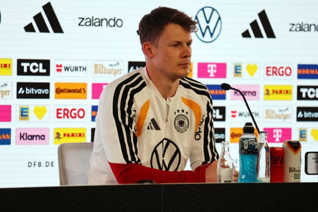 29 03 26 DFB Press Conference Germany, Stuttgart, 29 03 2026, Football, National Team 2026, DFB Germany, Press Conference Alexander Nübel