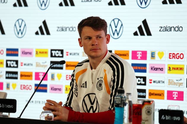 29 03 26 DFB Press Conference Germany, Stuttgart, 29 03 2026, Football, National Team 2026, DFB Germany, Press Conference Alexander Nübel
