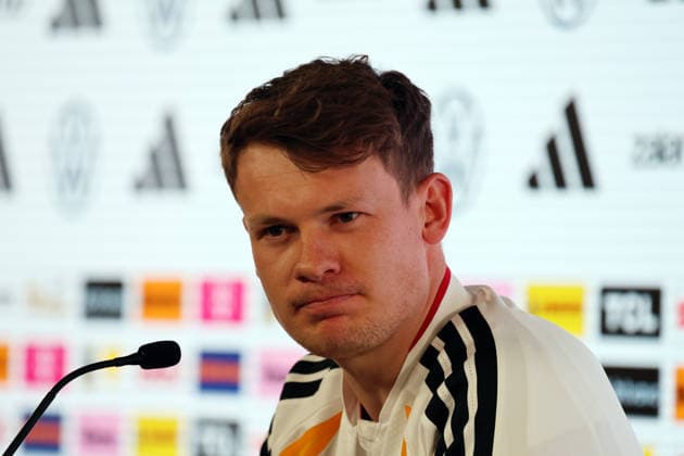 29 03 26 DFB Press Conference Germany, Stuttgart, 29 03 2026, Football, National Team 2026, DFB Germany, Press Conference Alexander Nübel