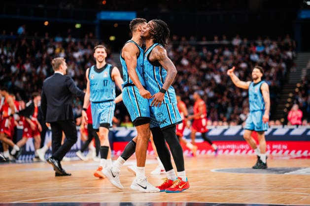 Easycredit BBL Veolia Towers Hamburg FC Bayern Munich Basketball, 29 03 2026 JUBEL Leonard Thorpe Jr Veolia Towers Hamburg, 2 Easycredit BBL Veolia Towers Hamburg vs FC Bayern Munich Basketball on 29 03 2026 at Barclays Arena, Hamburg Copyright: xBEAUTIFULxSPORTS Tonhäuserx