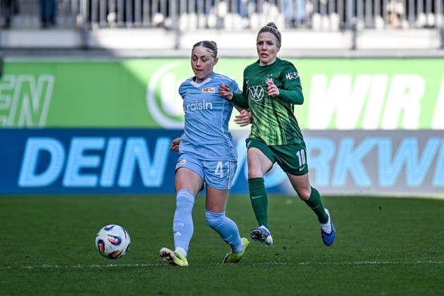 Soccer I Women I Season 2025 2026 I Bundesliga I 22 Matchday I VfL Wolfsburg 1 FC Union Berlin I 29 03 2026 Lia Kamber 41, 1 FC Union Berlin , Svenja Huth 10, VfL Wolfsburg Wolfsburg AOK Stadion Niedersachsen Germany Copyright: xLobeca InesxHähnelx