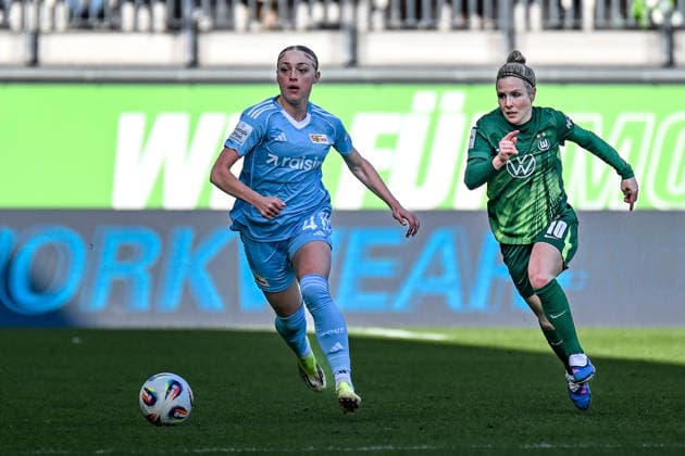 Soccer I Women I Season 2025 2026 I Bundesliga I 22 Matchday I VfL Wolfsburg 1 FC Union Berlin I 29 03 2026 Lia Kamber 41, 1 FC Union Berlin , Svenja Huth 10, VfL Wolfsburg Wolfsburg AOK Stadion Niedersachsen Germany Copyright: xLobeca InesxHähnelx