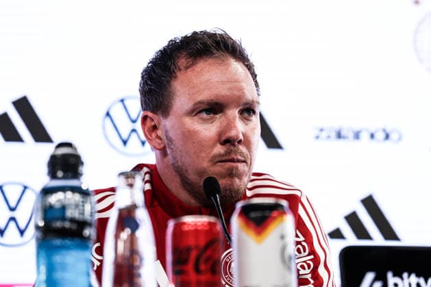 Sport, Football, UEFA international match Press conference Germany before the friendly match against Ghana 29 03 2026, MHP Arena Stuttgart Julian Nagelsmann Coach, Germany Stuttgart MHP Arena Baden Württemberg Germany