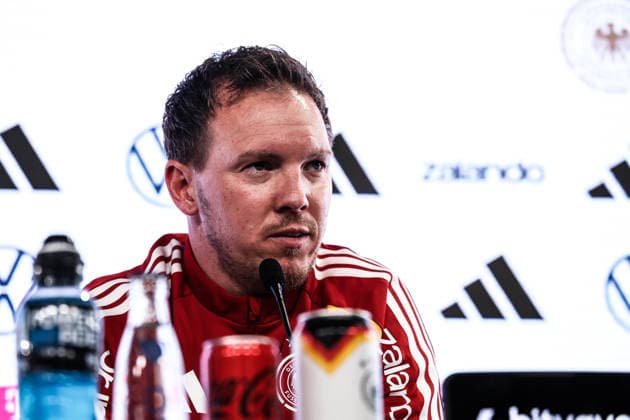 Sport, Football, UEFA international match Press conference Germany before the friendly match against Ghana 29 03 2026, MHP Arena Stuttgart Julian Nagelsmann Coach, Germany Stuttgart MHP Arena Baden Württemberg Germany