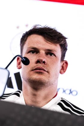 Sport, Football, UEFA international match Press conference Germany before the friendly match against Ghana 29 03 2026, MHP Arena Stuttgart Alexander Nübel Germany, 12 Stuttgart MHP Arena Baden Württemberg Germany