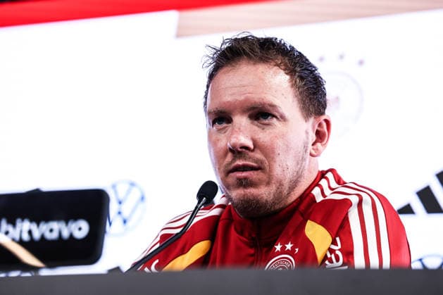 Sport, Football, UEFA international match Press conference Germany before the friendly match against Ghana 29 03 2026, MHP Arena Stuttgart Julian Nagelsmann Coach, Germany Stuttgart MHP Arena Baden Württemberg Germany
