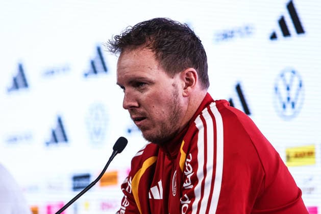 Sport, Football, UEFA international match Press conference Germany before the friendly match against Ghana 29 03 2026, MHP Arena Stuttgart Julian Nagelsmann Coach, Germany Stuttgart MHP Arena Baden Württemberg Germany