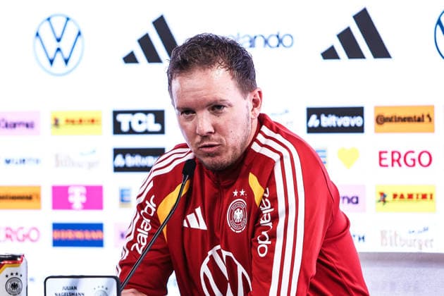Sport, Football, UEFA international match Press conference Germany before the friendly match against Ghana 29 03 2026, MHP Arena Stuttgart Julian Nagelsmann Coach, Germany Stuttgart MHP Arena Baden Württemberg Germany
